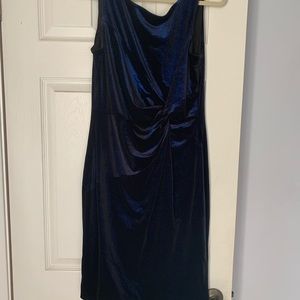 Navy evening dress